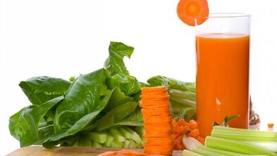 Principios de la dieta para la gastritis del estómago.